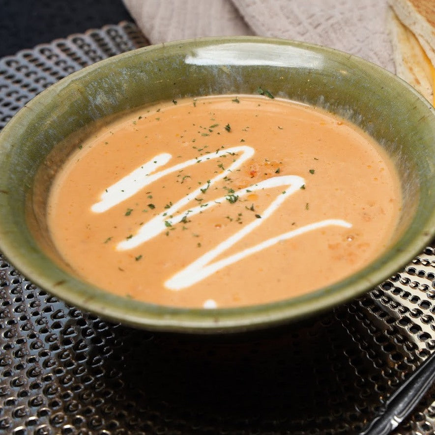 Tomato Bisque with Gouda