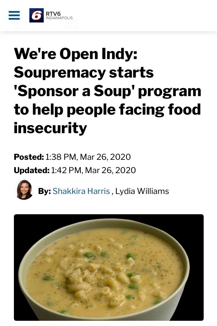 Sponsor a Soup